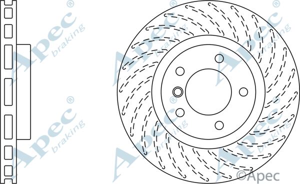 APEC BRAKING Тормозной диск DSK2004